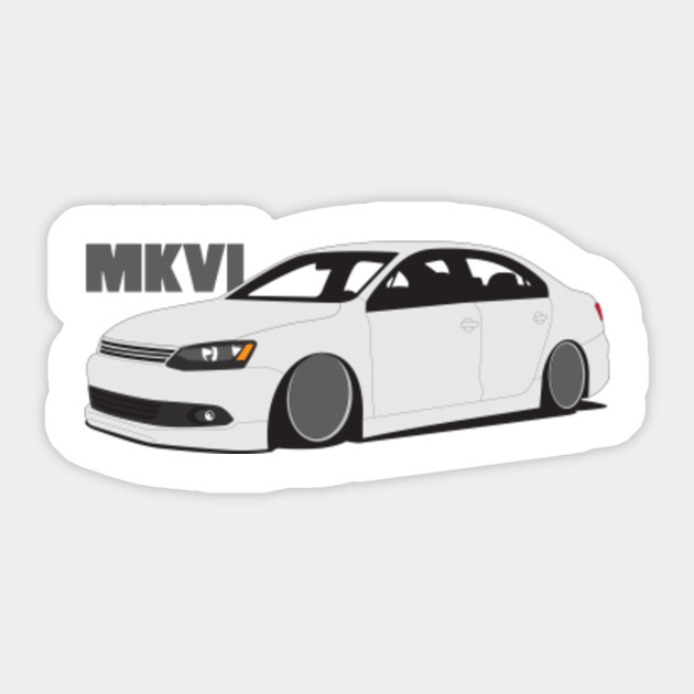 Mk 6 Jetta Cars Sticker TeePublic